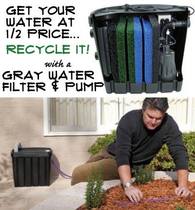 Gray Water Filter and Pump