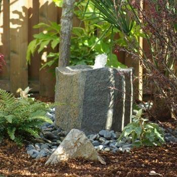 Outdoor Pond-less Rock Fountain